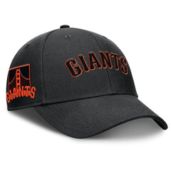 San Francisco Giants Rise Gaberdine Adjustable Hat Black | Nike