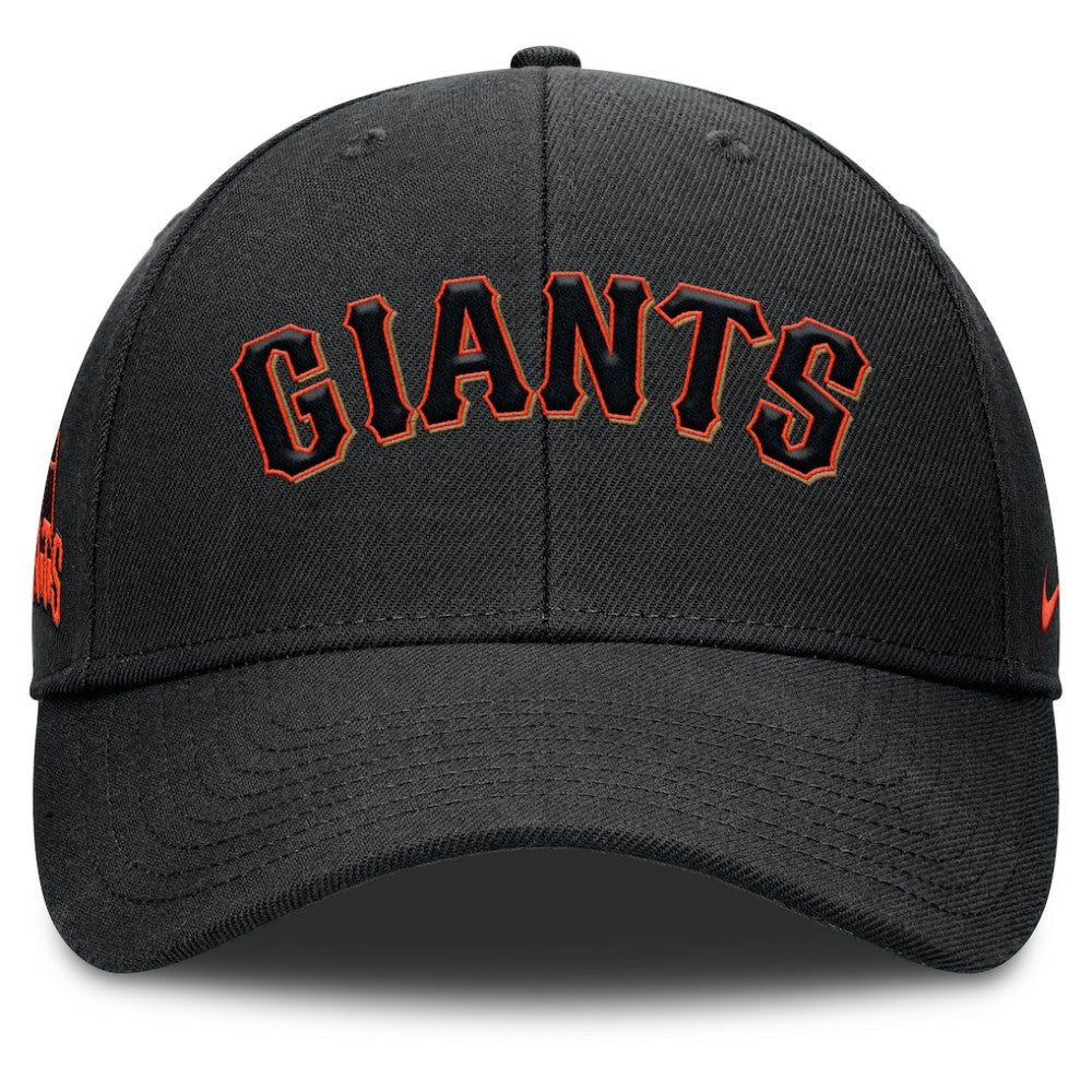San Francisco Giants Rise Gaberdine Adjustable Hat Black | Nike