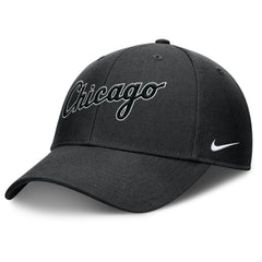 Chicago White Sox Rise Gaberdine Adjustable Hat Black | Nike