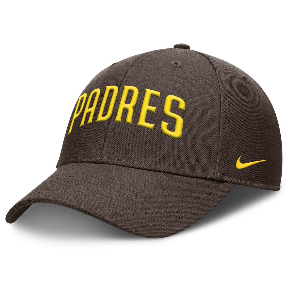 San Diego Padres Rise Gaberdine Adjustable Hat Brown | Nike