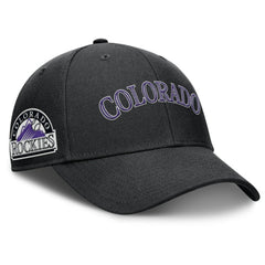 Colorado Rockies Rise Gaberdine Adjustable Hat Black | Nike