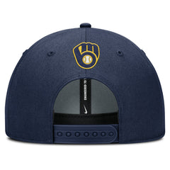 Milwaukee Brewers Rise Gaberdine Adjustable Hat Navy | Nike