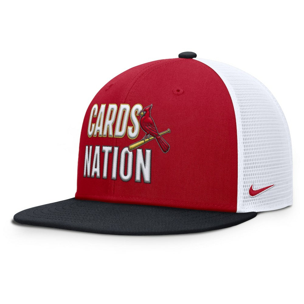 St. Louis Cardinals Pro Trucker Snapback Hat Red | Nike