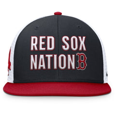 Boston Red Sox Pro Trucker Snapback Hat Navy | Nike