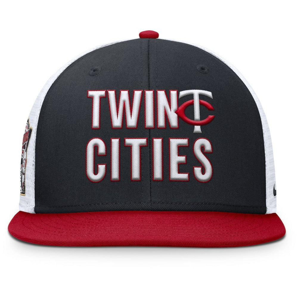 Minnesota Twins Pro Trucker Snapback Hat Navy | Nike
