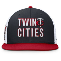Minnesota Twins Pro Trucker Snapback Hat Navy | Nike