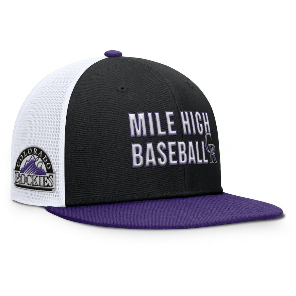Colorado Rockies Pro Trucker Snapback Hat Black | Nike