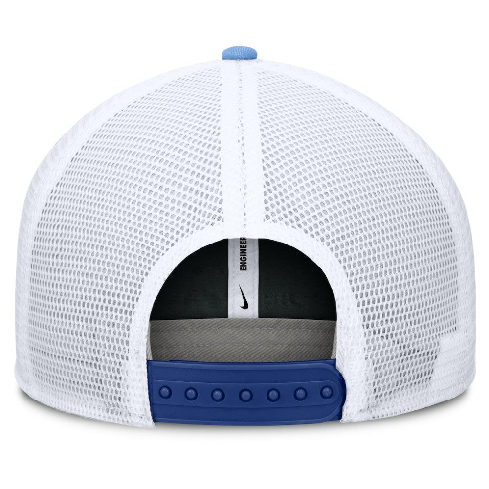Kansas City Royals Pro Performance Trucker Snapback Hat Royal/Light Blue | Nike