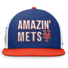 New York Mets Pro Trucker Snapback Hat Blue | Nike