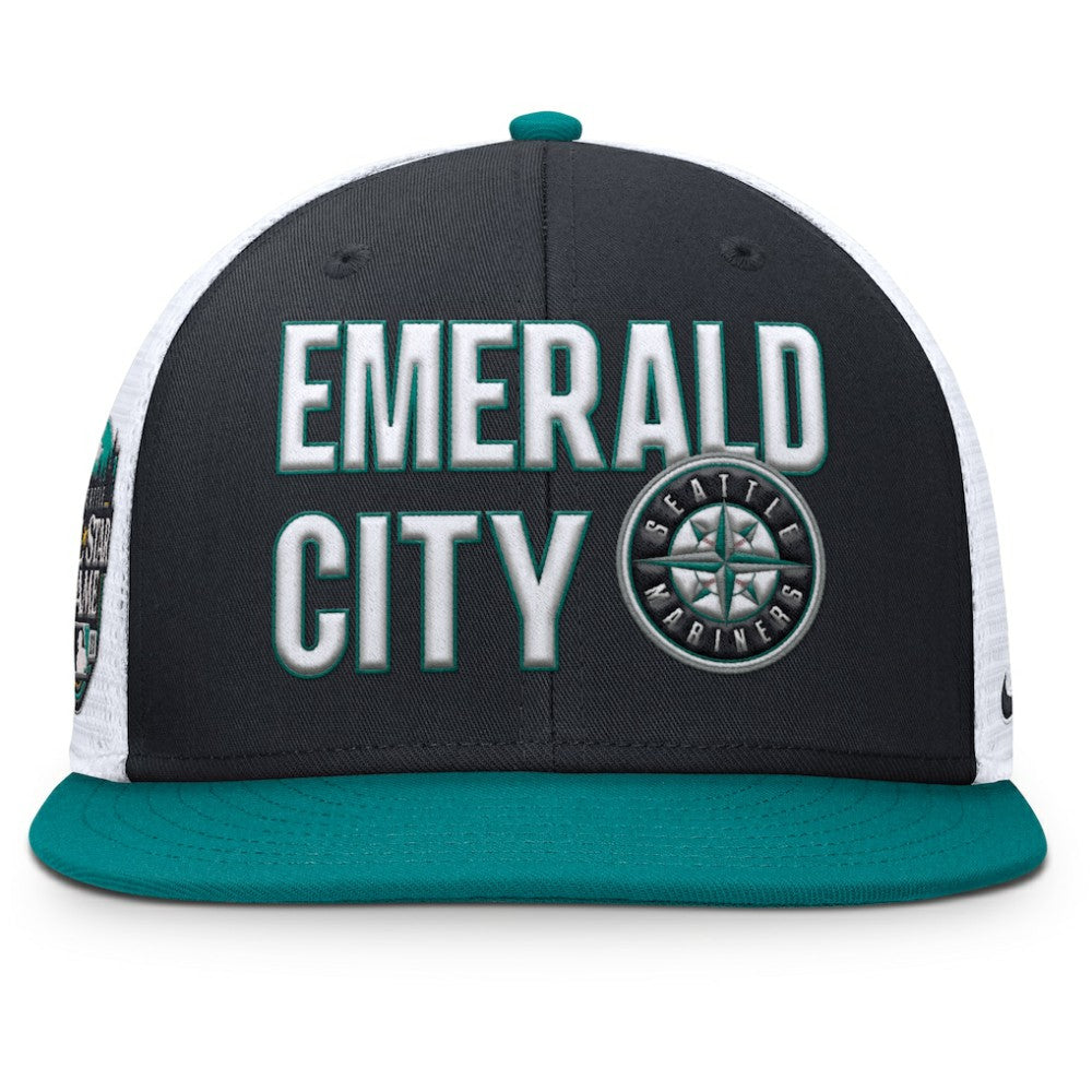 Seattle Mariners Pro Trucker Snapback Hat Navy | Nike