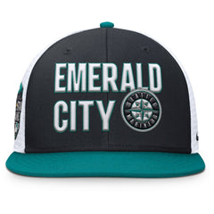 Seattle Mariners Pro Trucker Snapback Hat Navy | Nike