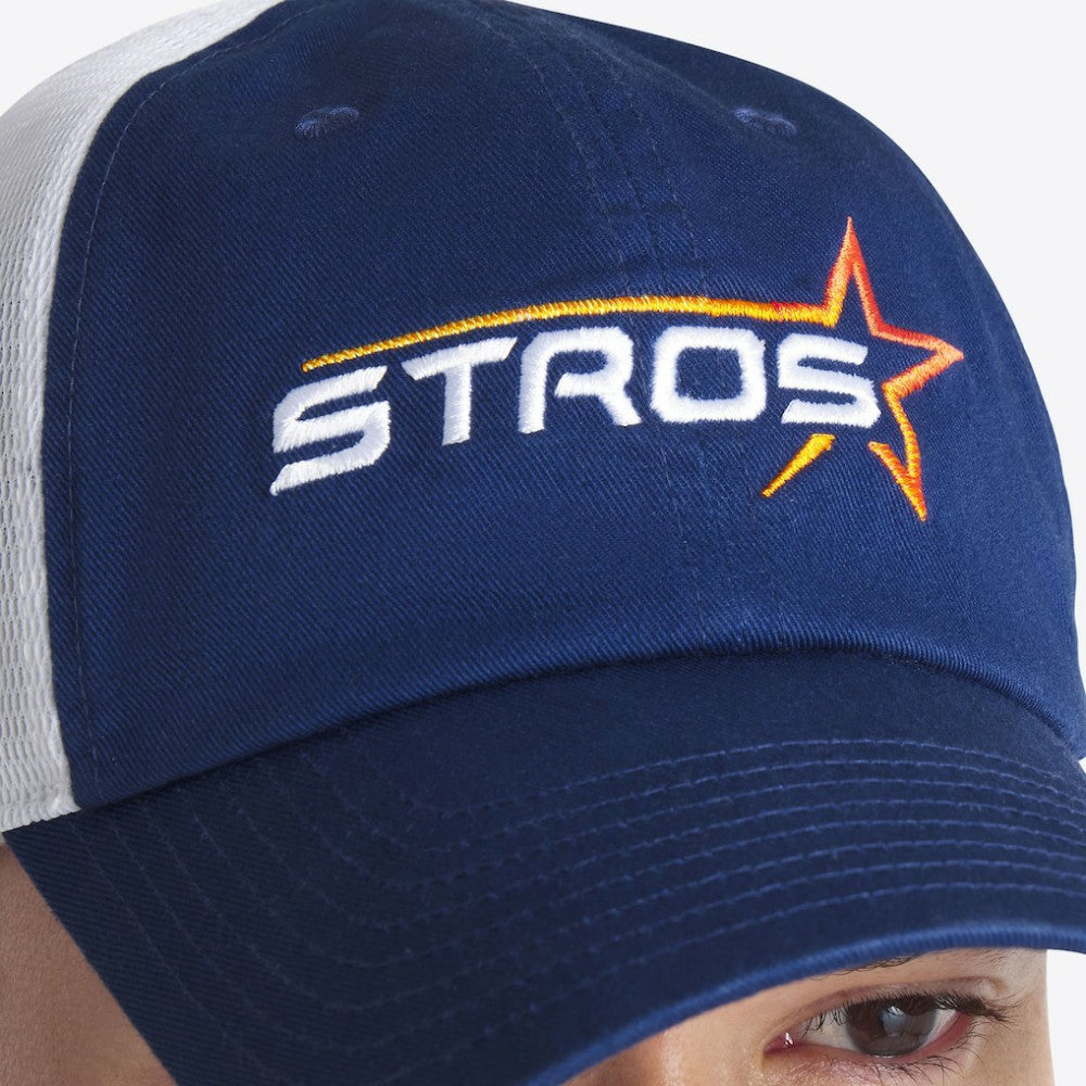 Houston Astros Women's 2025 City Connect Club Trucker Adjustable Hat Navy/White | Nike