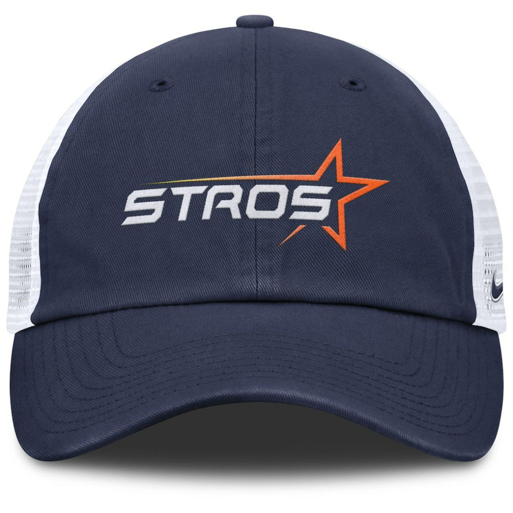 Houston Astros Women's 2025 City Connect Club Trucker Adjustable Hat Navy/White | Nike