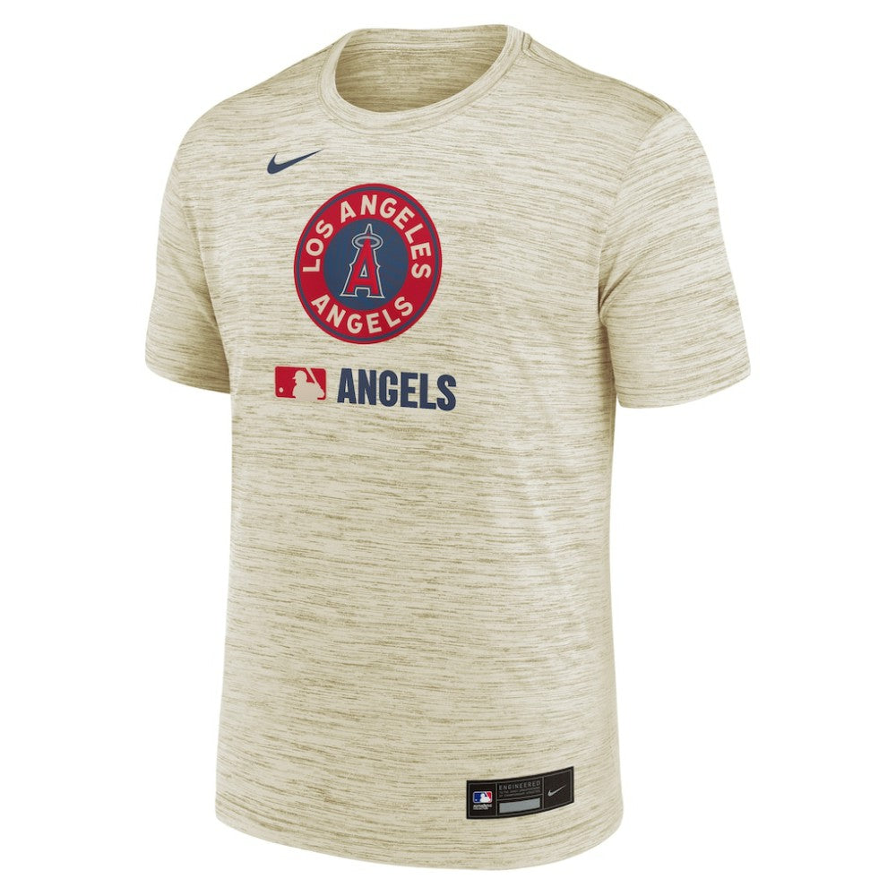 Los Angeles Angels Authentic Collection City Connect Velocity Dri-FIT T-Shirt Cream | Nike