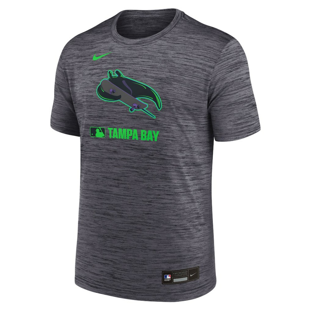 Tampa Bay Rays Authentic Collection City Connect Velocity Dri-FIT T-Shirt Black | Nike
