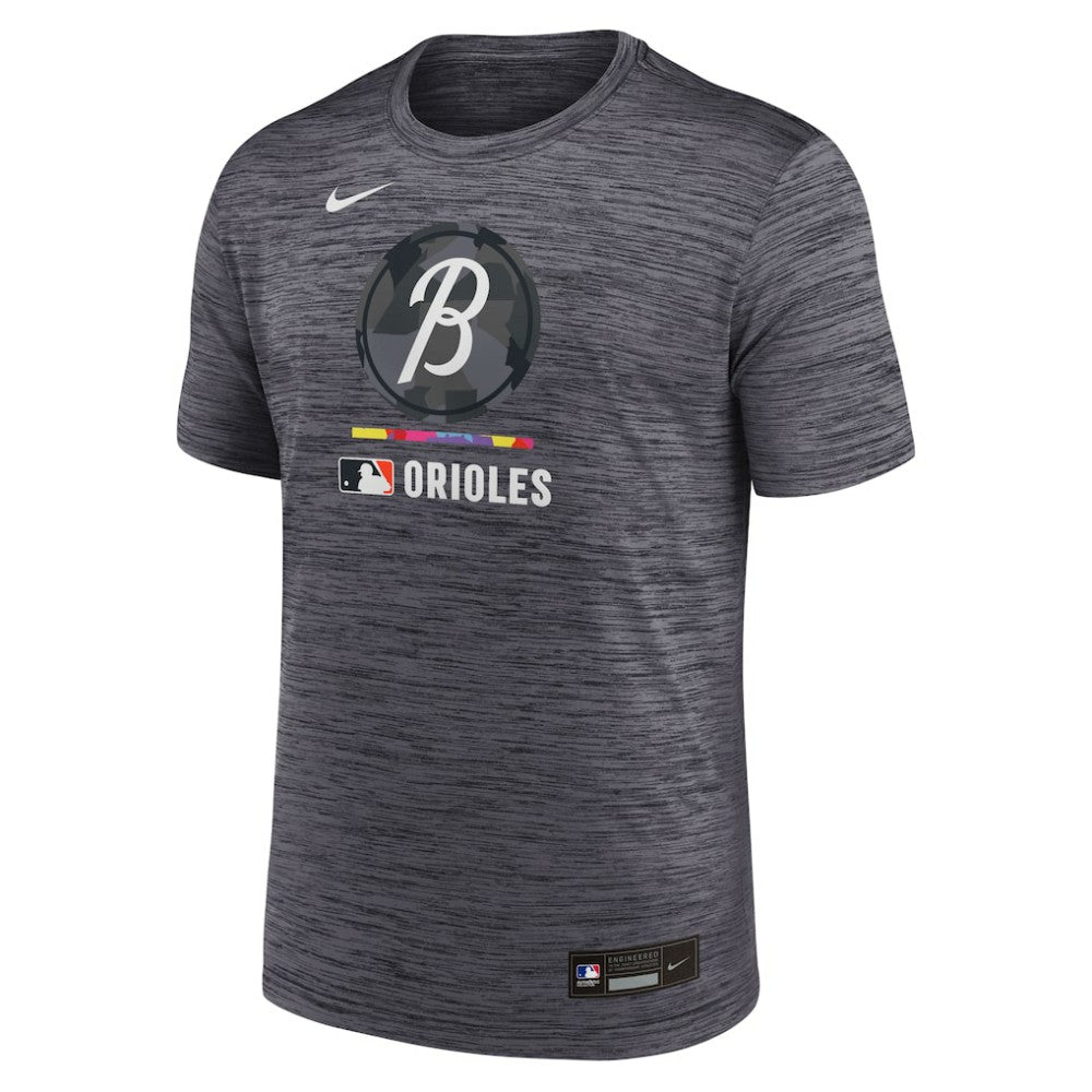 Baltimore Orioles Authentic Collection City Connect Velocity Dri-FIT T-Shirt Black | Nike