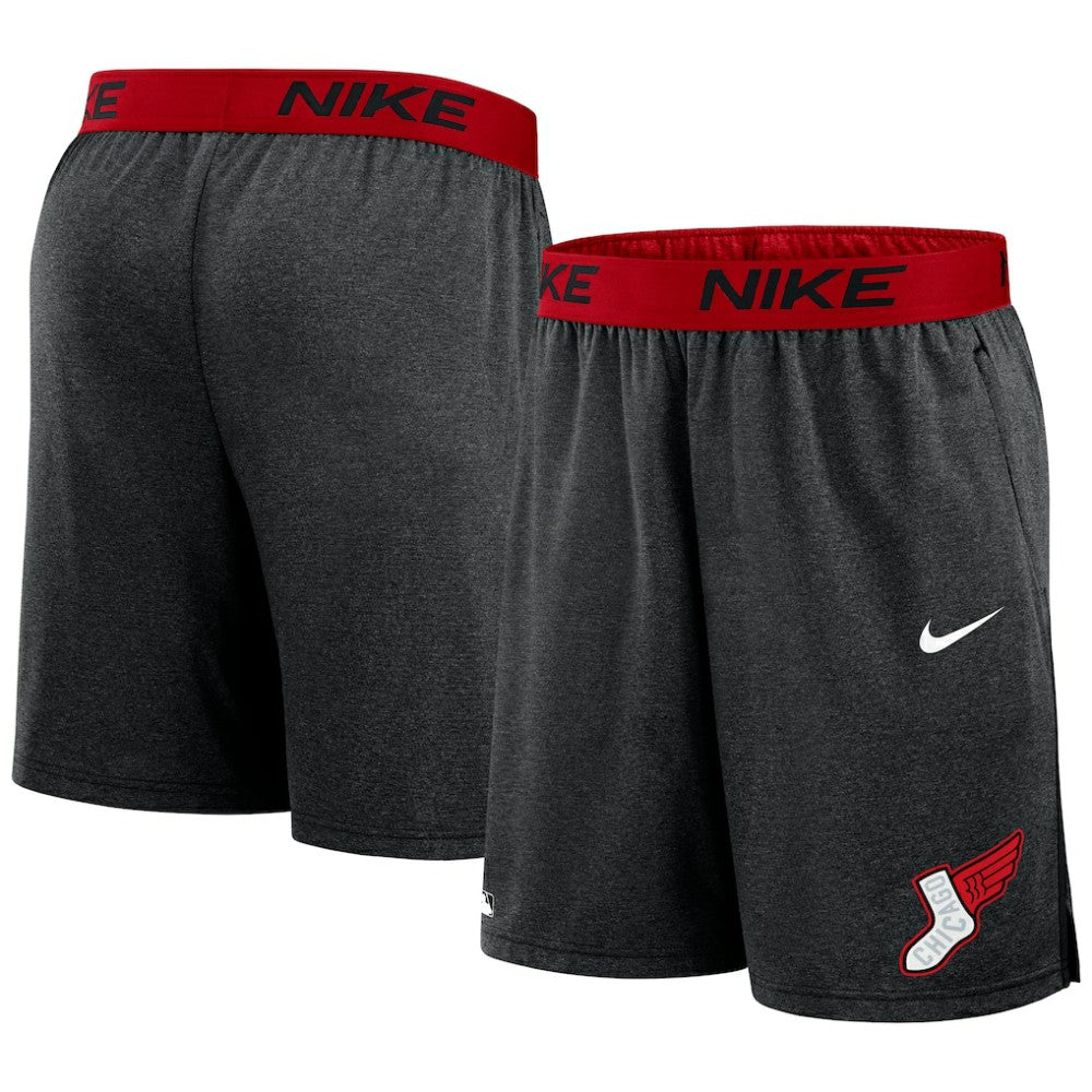 Chicago White Sox 2025 City Connect Authentic Collection Knit Shorts Charcoal/Red | Nike