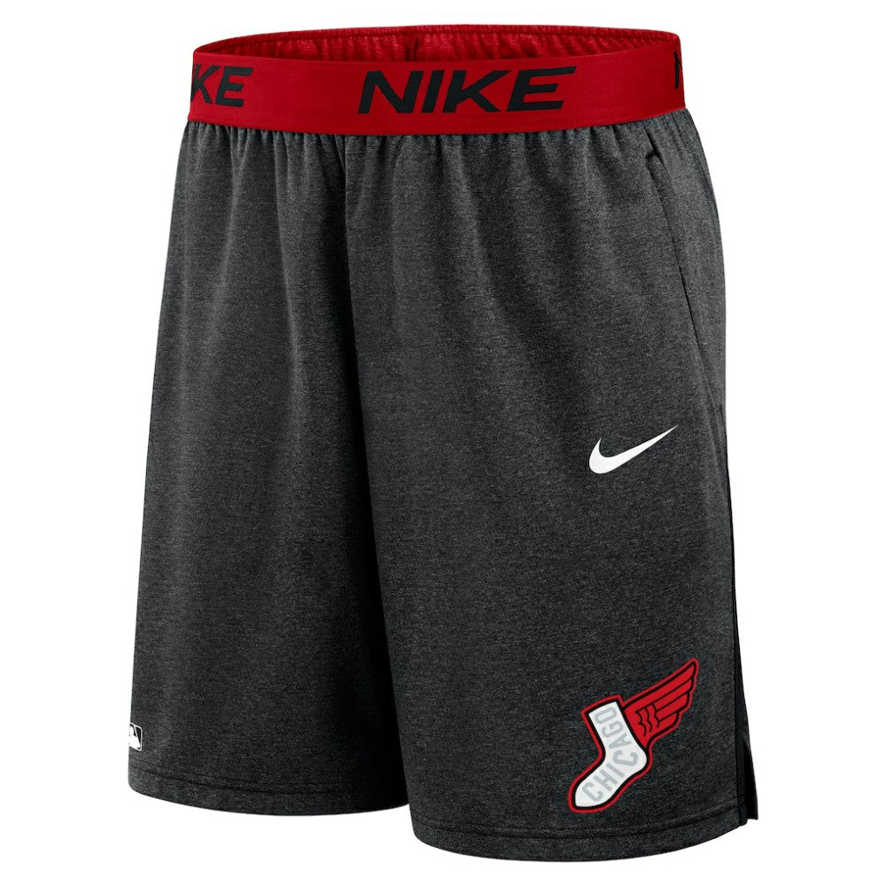 Chicago White Sox 2025 City Connect Authentic Collection Knit Shorts Charcoal/Red | Nike