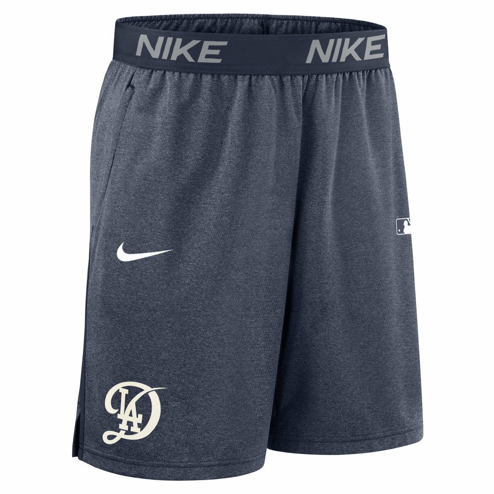 Los Angeles Dodgers Authentic Collection City Connect Performance Knit Shorts Navy | Nike