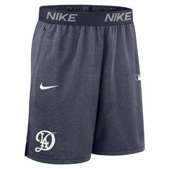 Los Angeles Dodgers Authentic Collection City Connect Performance Knit Shorts Navy | Nike