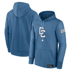 Washington Nationals 2025 City Connect Authentic Collection Performance Pullover Hoodie Blue | Nike