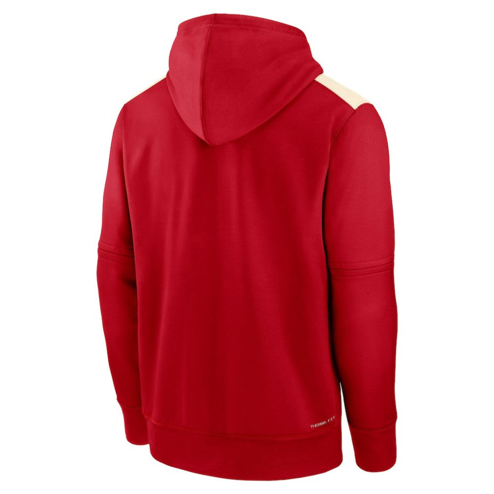 Los Angeles Angels Authentic Collection City Connect Therma Pullover Hoodie Red | Nike