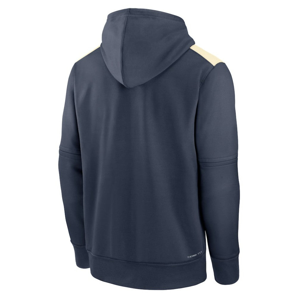 Los Angeles Dodgers Authentic Collection City Connect Therma Pullover Hoodie Navy | Nike