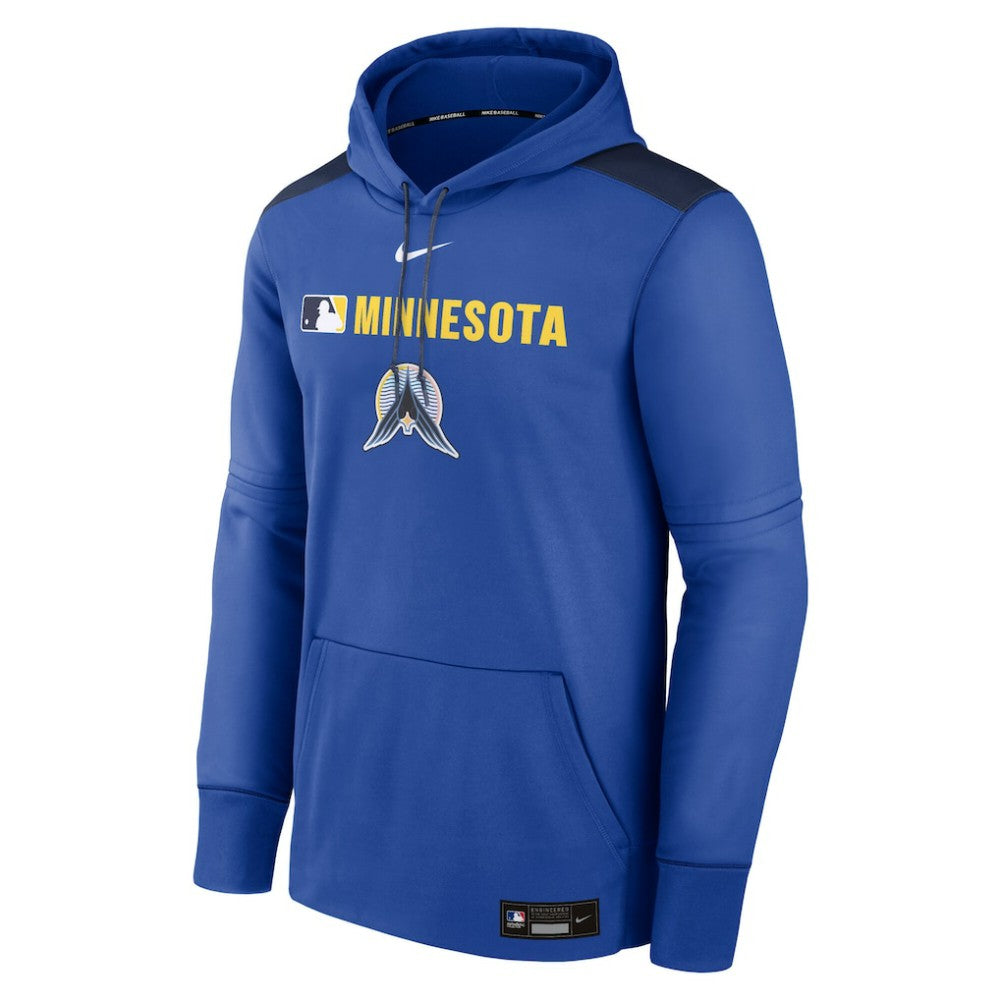 Minnesota Twins Authentic Collection City Connect Therma Pullover Hoodie Royal | Nike