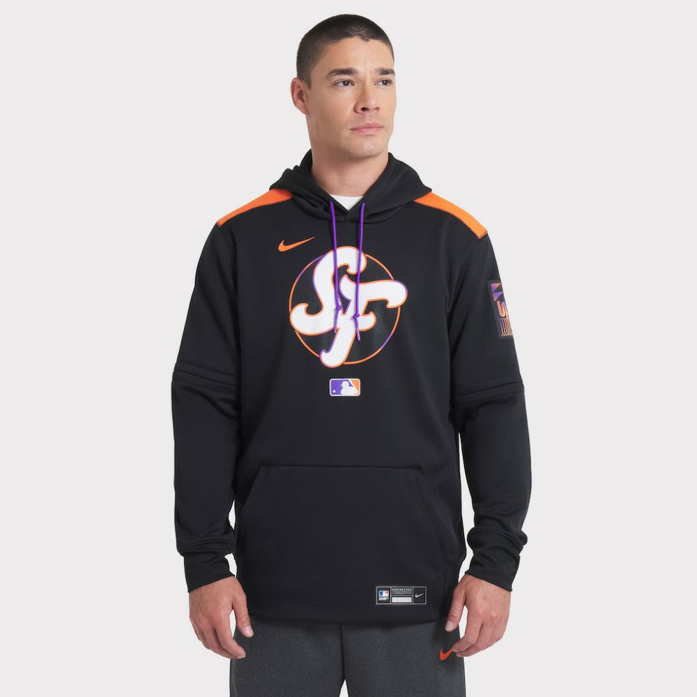 San Francisco Giants 2025 City Connect Authentic Collection Performance Pullover Hoodie Black | Nike