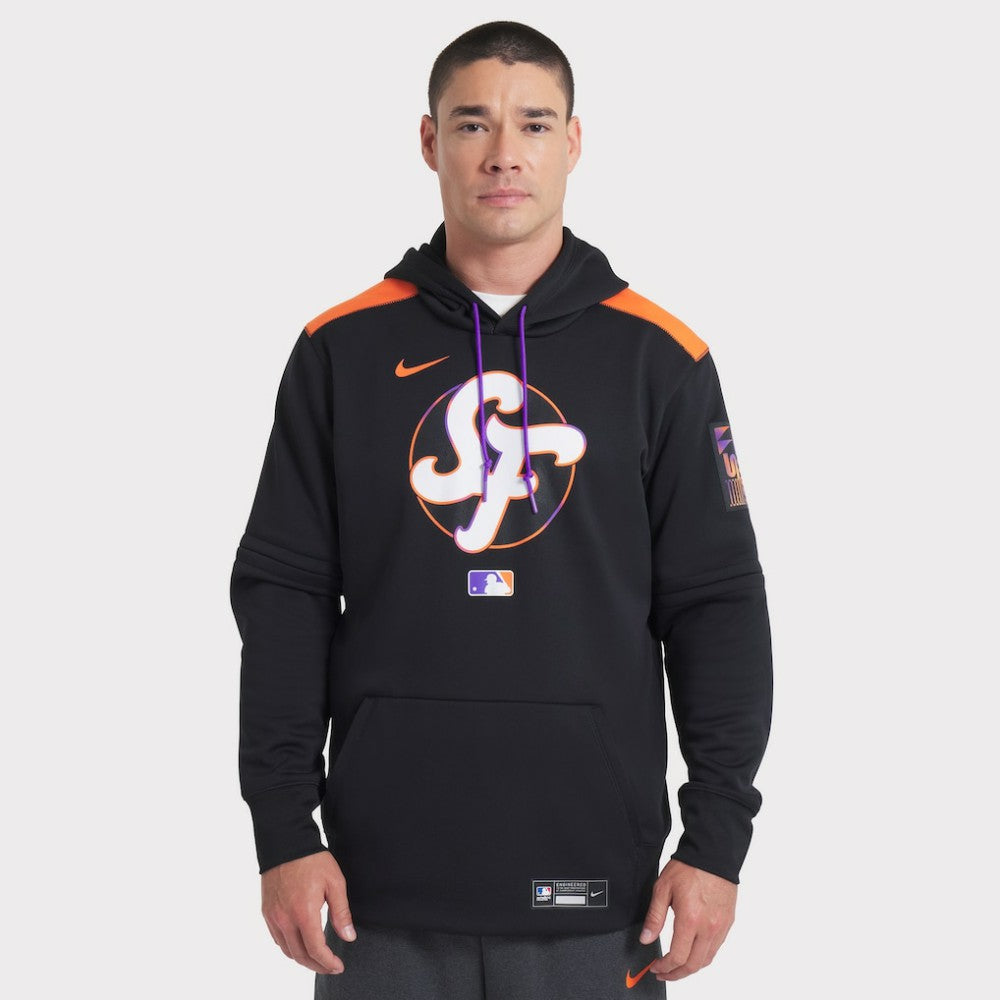 San Francisco Giants 2025 City Connect Authentic Collection Performance Pullover Hoodie Black | Nike