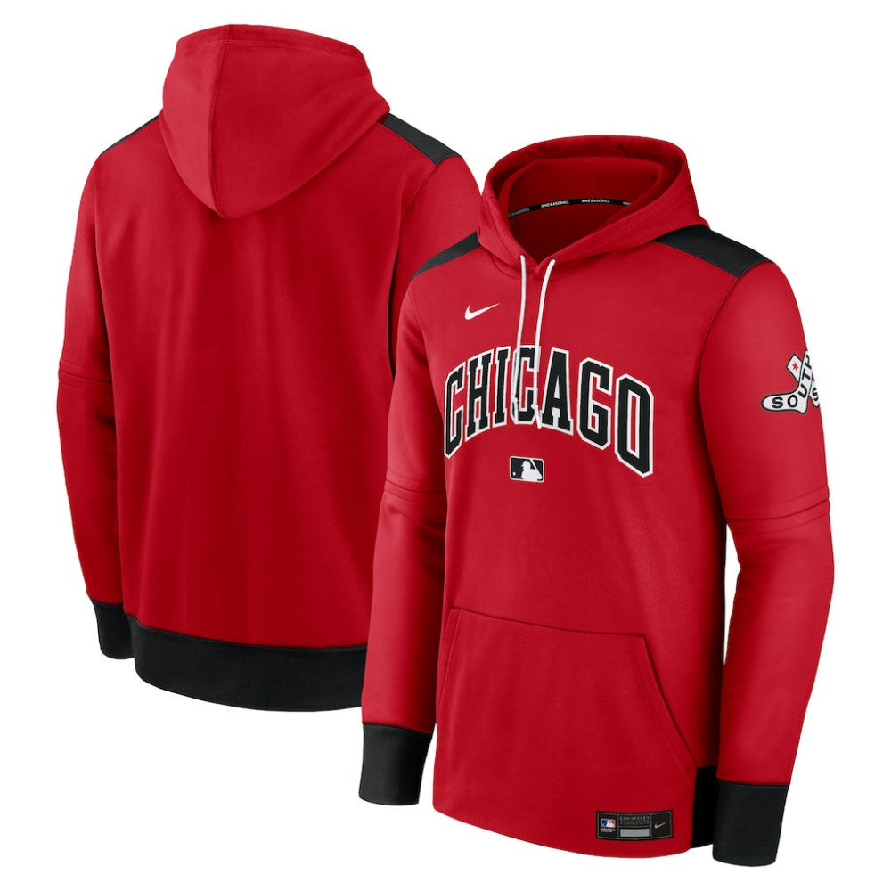 Chicago White Sox 2025 City Connect Authentic Collection Performance Pullover Hoodie Red/Black | Nike
