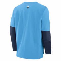 Milwaukee Brewers 2025 City Connect Authentic Collection Player Dri-FIT Lightweight Pullover Light Blue | Nike