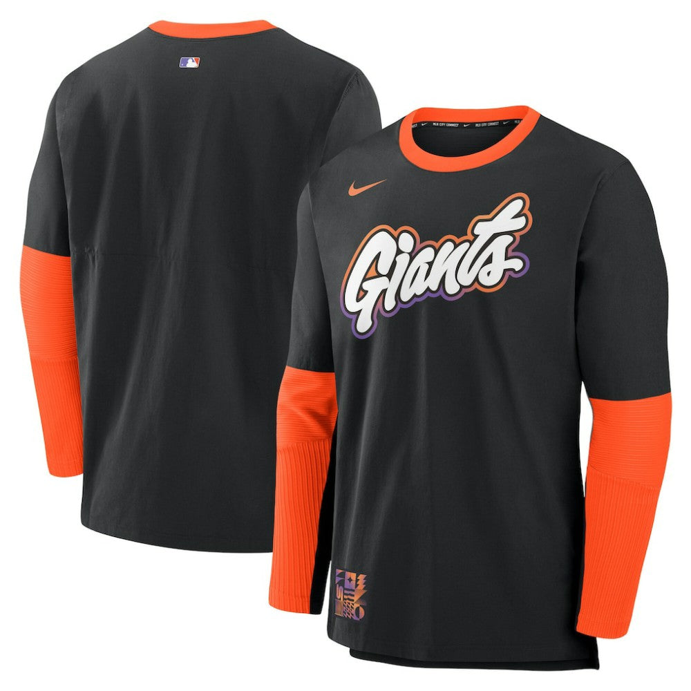 San Francisco Giants 2025 City Connect Authentic Collection Player Dri-FIT Lightweight Pullover Black | Nike