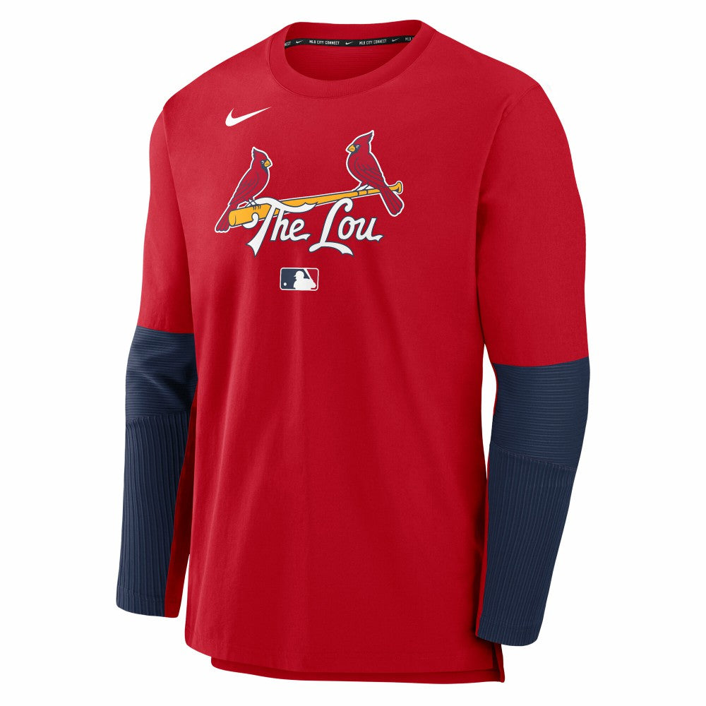 St. Louis Cardinals 2025 City Connect Authentic Collection Player Dri-FIT Lightweight Pullover Red | Nike