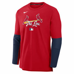 St. Louis Cardinals 2025 City Connect Authentic Collection Player Dri-FIT Lightweight Pullover Red | Nike