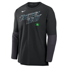 Tampa Bay Rays 2025 City Connect Authentic Collection Player Dri-FIT Lightweight Pullover Black | Nike