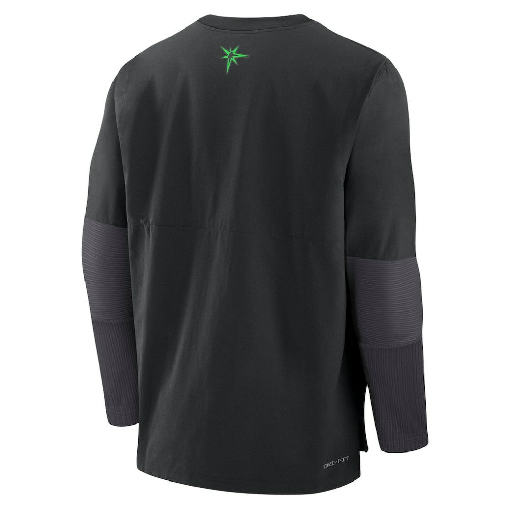 Tampa Bay Rays 2025 City Connect Authentic Collection Player Dri-FIT Lightweight Pullover Black | Nike