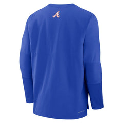 Atlanta Braves 2025 City Connect Authentic Collection Player Dri-FIT Lightweight Pullover Royal | Nike