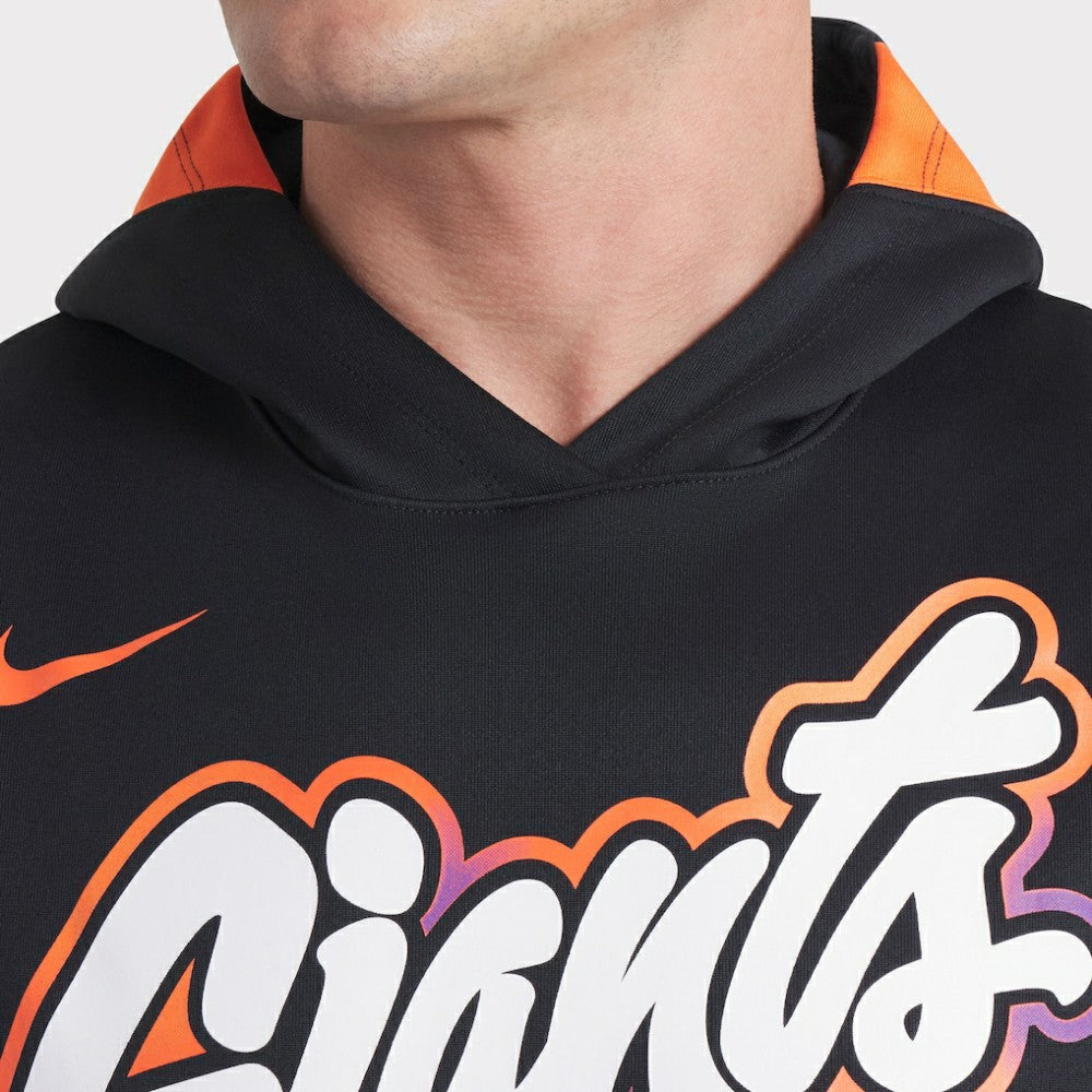 San Francisco Giants 2025 City Connect Authentic Collection Dri-FIT Sleeveless Hoodie Black | Nike