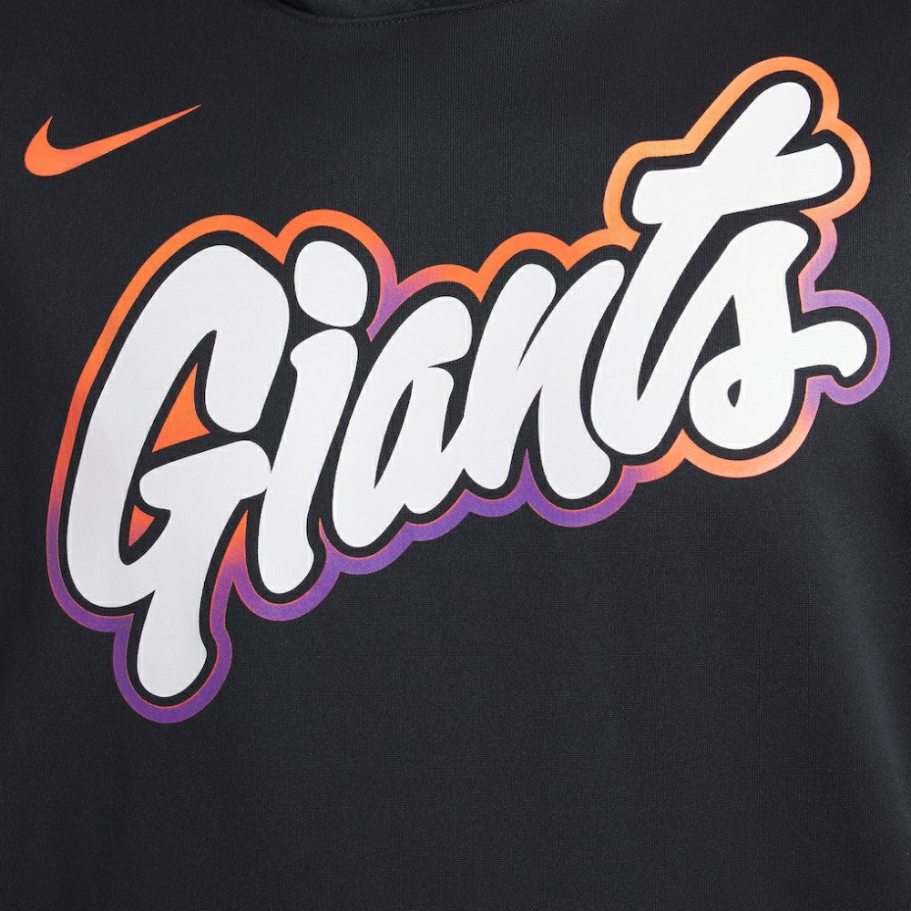 San Francisco Giants 2025 City Connect Authentic Collection Dri-FIT Sleeveless Hoodie Black | Nike