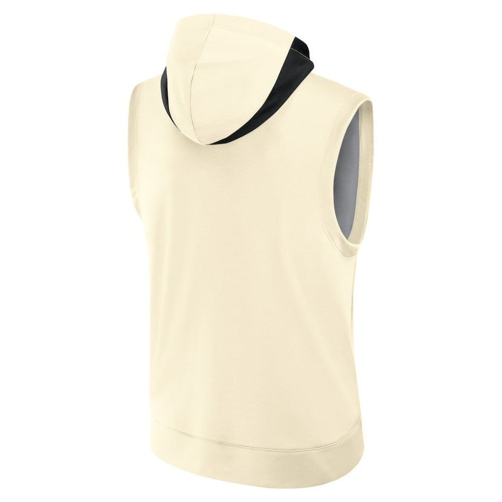 Los Angeles Dodgers 2025 City Connect Authentic Collection Dri-FIT Sleeveless Hoodie Cream | Nike