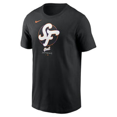 San Francisco Giants 2025 City Connect Large Logo T-Shirt Black | Nike