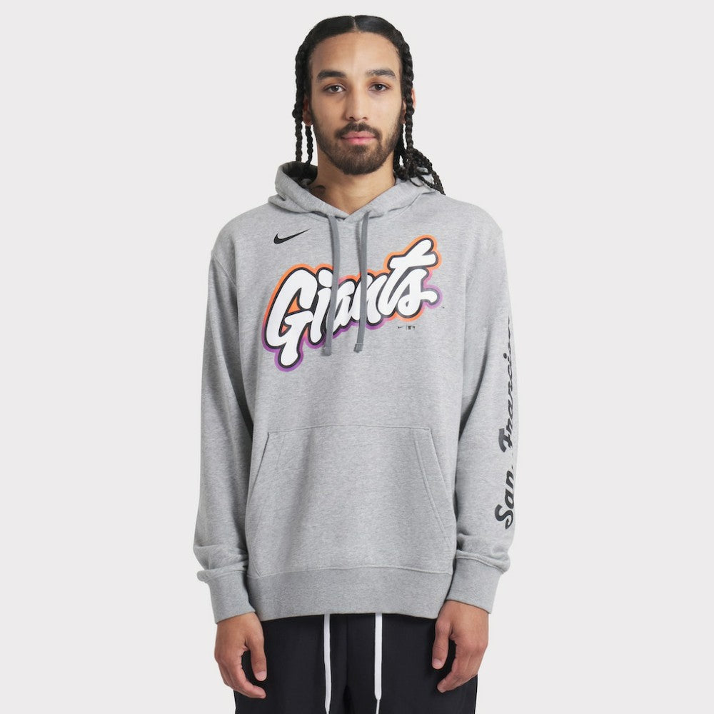 San Francisco Giants 2025 City Connect French Terry Club Pullover Hoodie Heather Gray | Nike