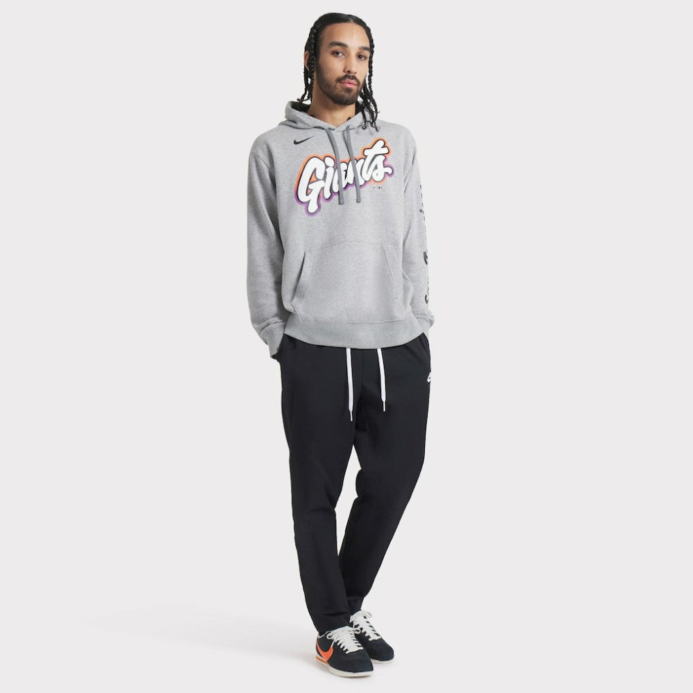 San Francisco Giants 2025 City Connect French Terry Club Pullover Hoodie Heather Gray | Nike