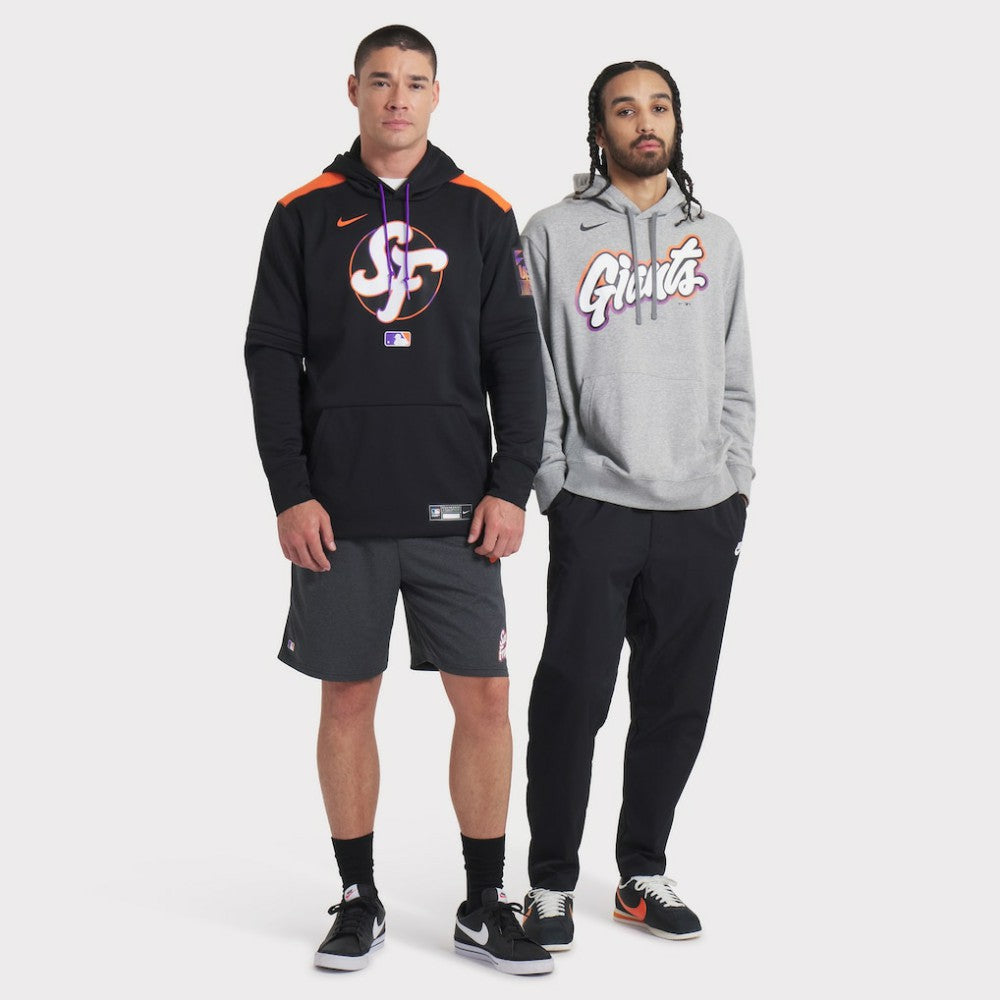 San Francisco Giants 2025 City Connect French Terry Club Pullover Hoodie Heather Gray | Nike