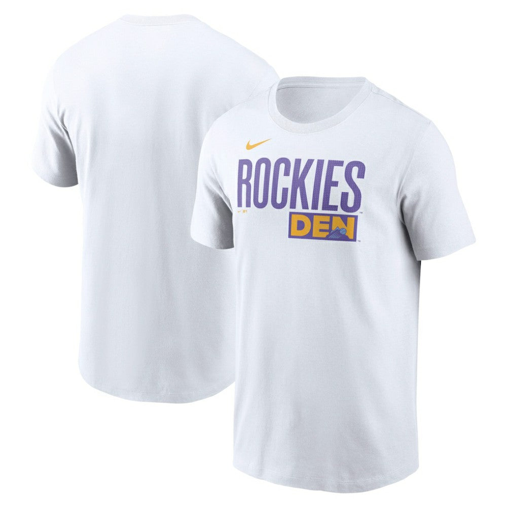 Colorado Rockies City Connect Wordmark T-Shirt White | Nike