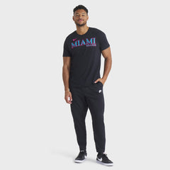 Miami Marlins City Connect Wordmark T-Shirt Black | Nike