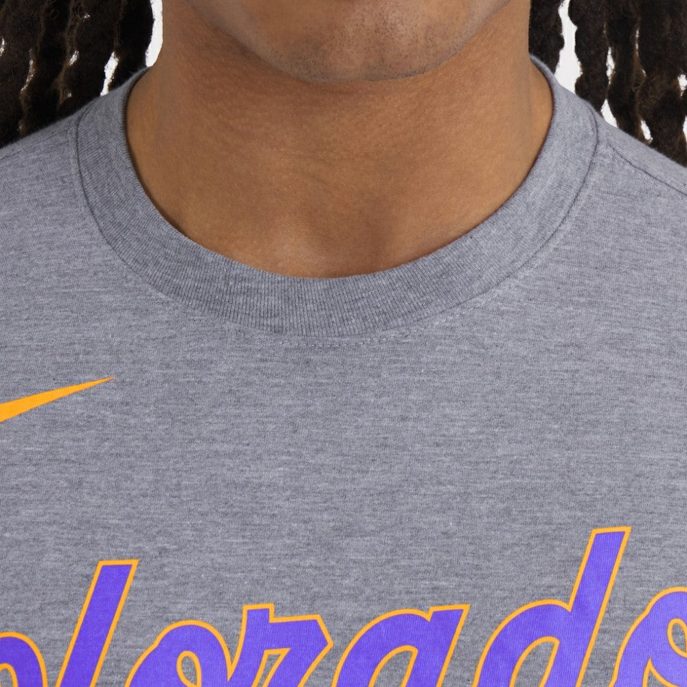 Colorado Rockies City Connect Script Tri-Blend T-Shirt Heather Charcoal | Nike