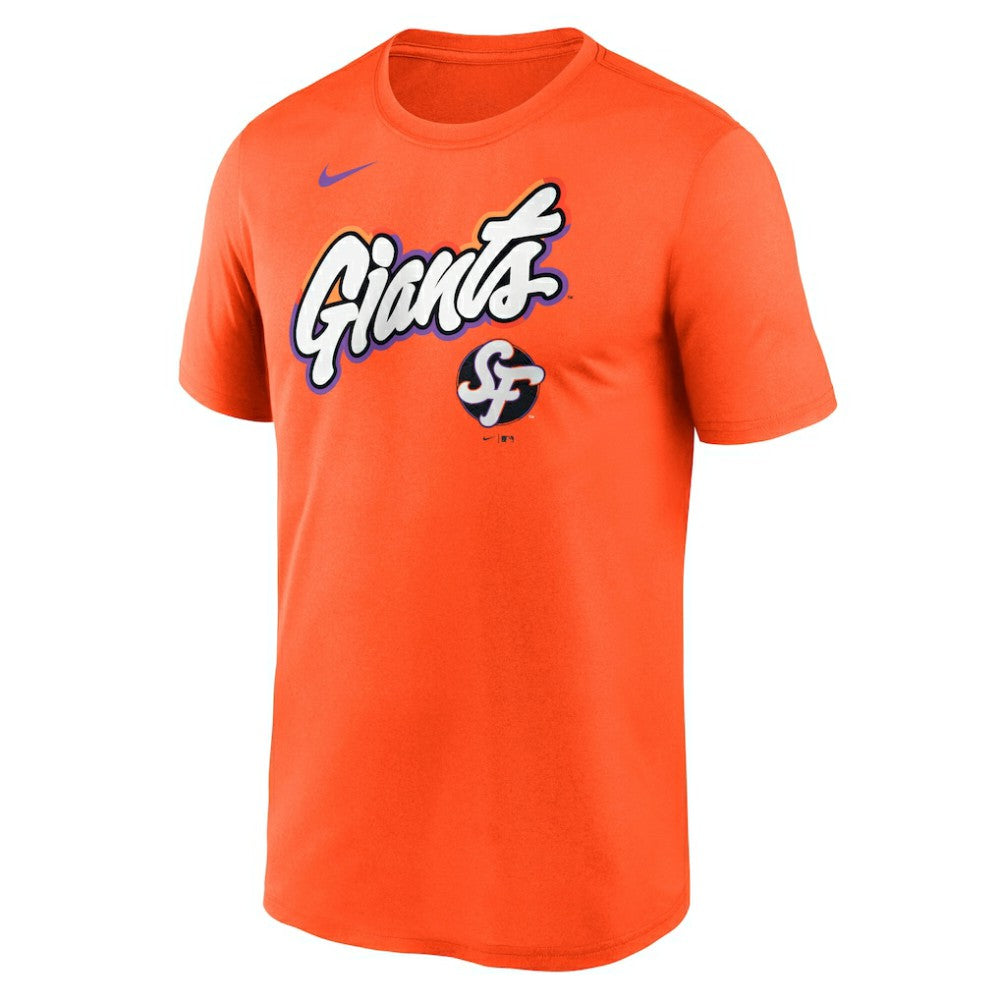 San Francisco Giants 2025 City Connect Team Phrase Legend Performance T-Shirt Orange | Nike