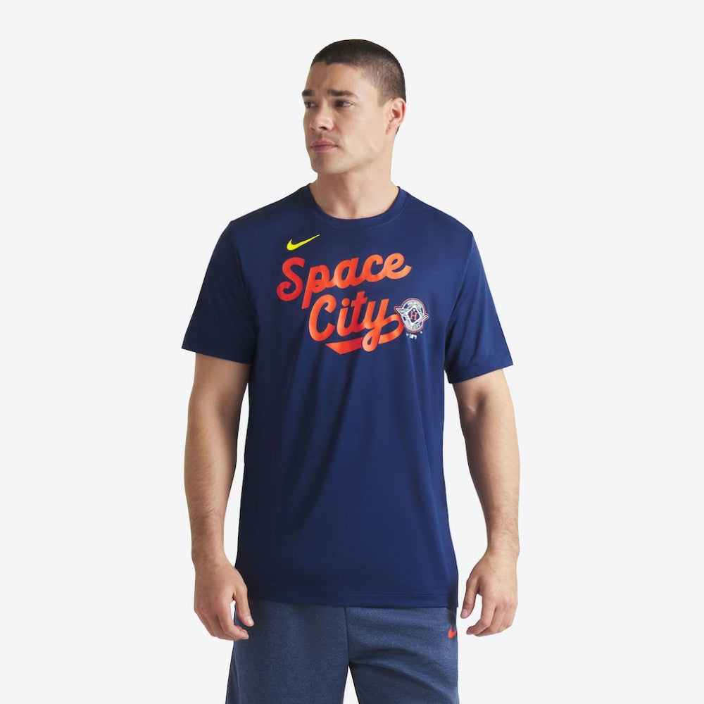 Houston Astros 2025 City Connect Team Phrase Legend Performance T-Shirt Navy | Nike